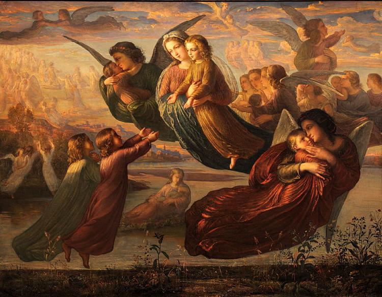Louis Janmot Poem of the Soul - Memories of the sky France oil painting art